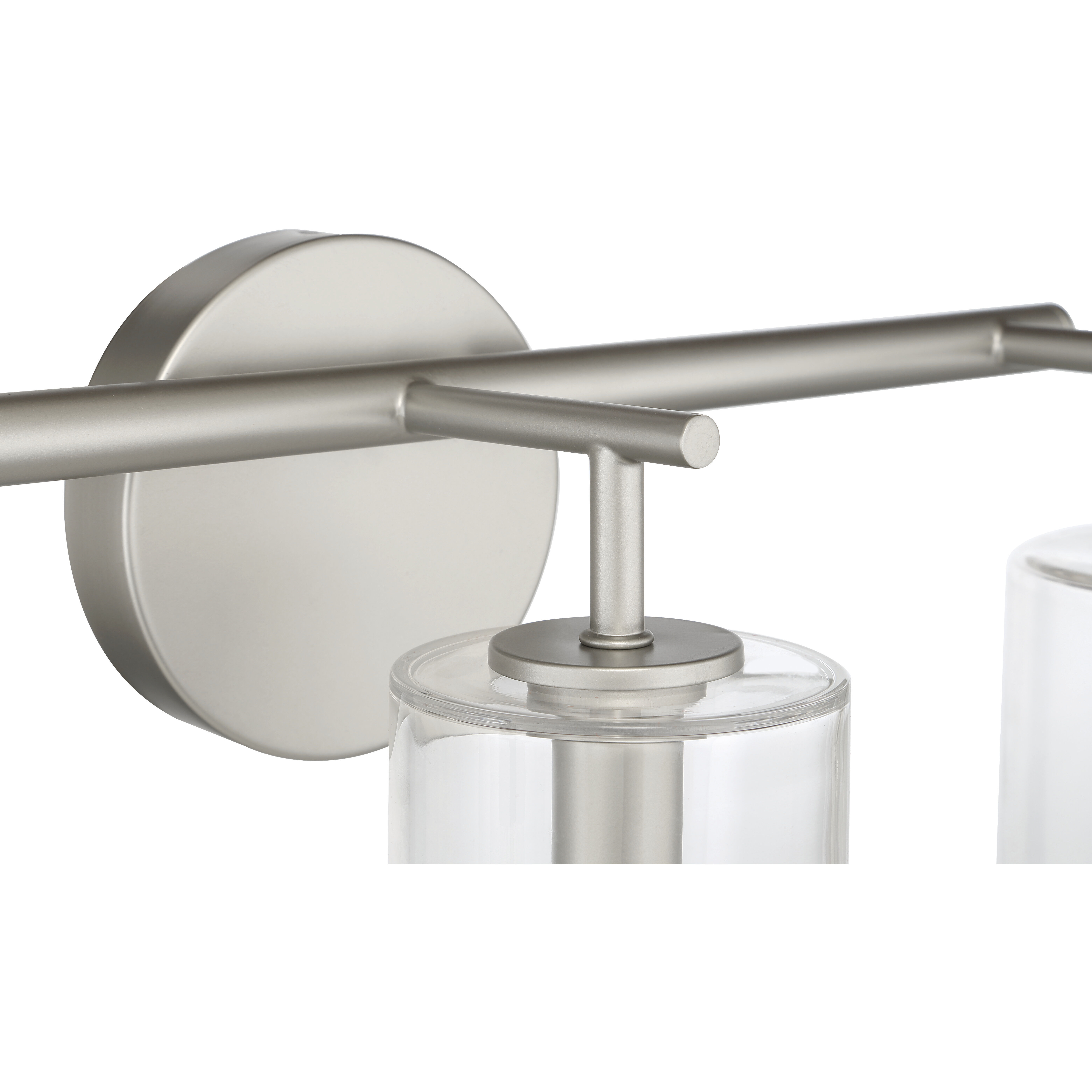 Hailie 3 Light 20 inch Satin Nickel Vanity Light Wall Light