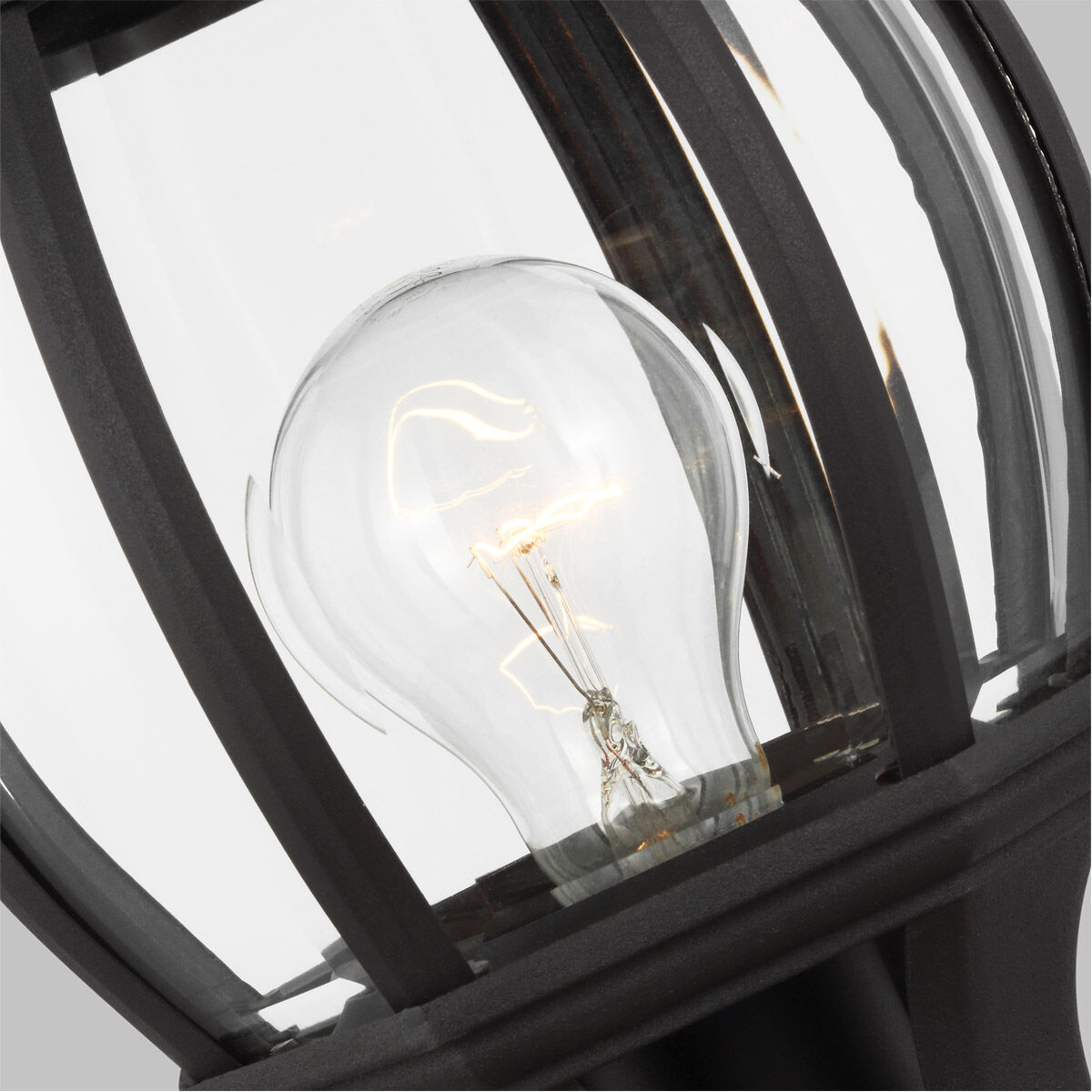 Wynfield 1 Light 18.5 inch Black Outdoor Post Lantern, Small