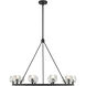 Aragon 10 Light 36 inch Matte Black Chandelier Ceiling Light