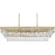 Josephine 17 Light 16 inch Satin Gold Chandelier Ceiling Light