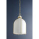 Eldridge 1 Light 14 inch Aged Brass Pendant Ceiling Light