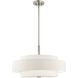 Meridian 5 Light 24 inch Brushed Nickel Pendant Ceiling Light