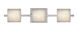 Paolo 3 Light 23 inch Satin Nickel Vanity Lighting Wall Light in Halogen, Stucco Glass