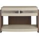 Arion 36 X 25 inch Morel and Walnut and Dove and Bronze Side Table