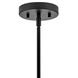 Eloise 1 Light 11 inch Black Pendant Ceiling Light