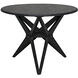 Victor 39 X 39 inch Charcoal Black Dining Table