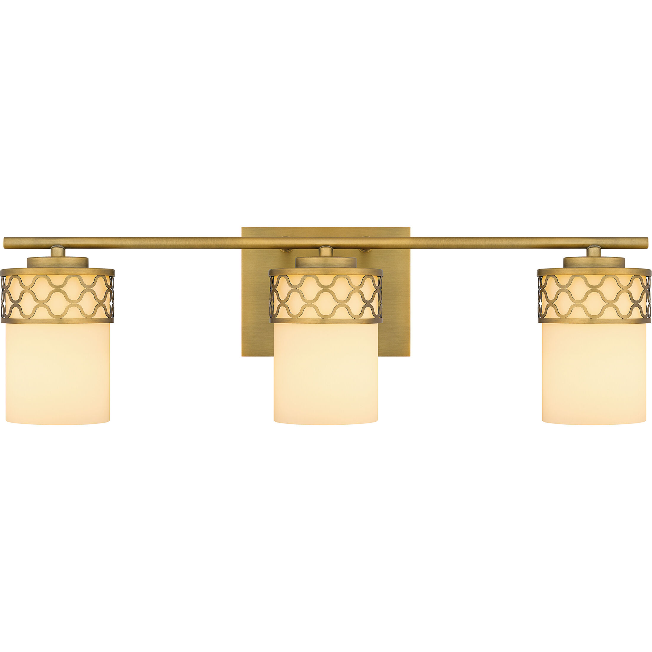 Tenley 3 Light 24.25 inch Aged Brass Bath Light Wall Light, Large