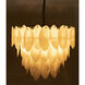 Lotus 4 Light 27 inch Matte Black Chandelier Ceiling Light, Large
