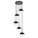 Eclipse 5 Light 18 inch Black Pendant Ceiling Light