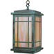 Avenue 1 Light 8 inch Verdigris Patina Pendant Ceiling Light in White Opalescent