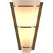 Suspended Half Cone 1 Light 6.5 inch Modern Brass ADA Sconce Wall Light