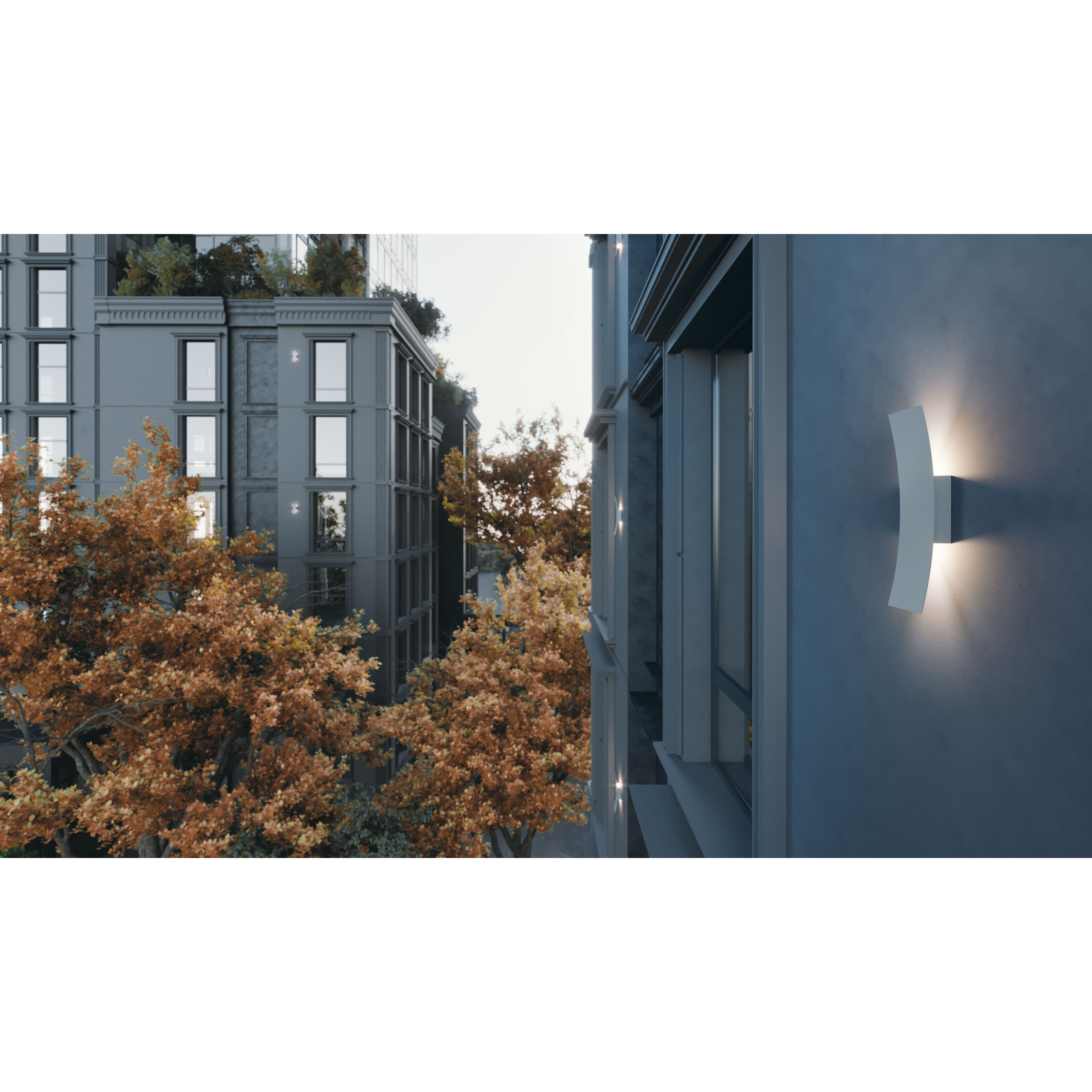 Sadie LED 18 inch Textured Grey Outdoor Wall Sconce