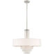 Carlisle 5 Light 22 inch Brushed Nickel Chandelier Ceiling Light