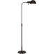C&M by Chapman & Myers Belmont 64 inch 9 watt Aged Iron Floor Lamp Portable Light