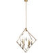 Layan 8 Light 32 inch Polished Nickel Chandelier Foyer Ceiling Light