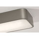 Bailey LED 8 inch Satin Nickel Flush Mount Ceiling Light