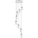 Hana 8 Light 18 inch Chrome Pendant Ceiling Light