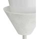 Pinellas 1 Light 5.12 inch White Plaster Wall Bracket Wall Light, Design Series