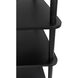 Everest Matte Black Bookcase
