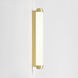 Burlington LED 4.65 inch Matte Gold Bathroom Wall Light