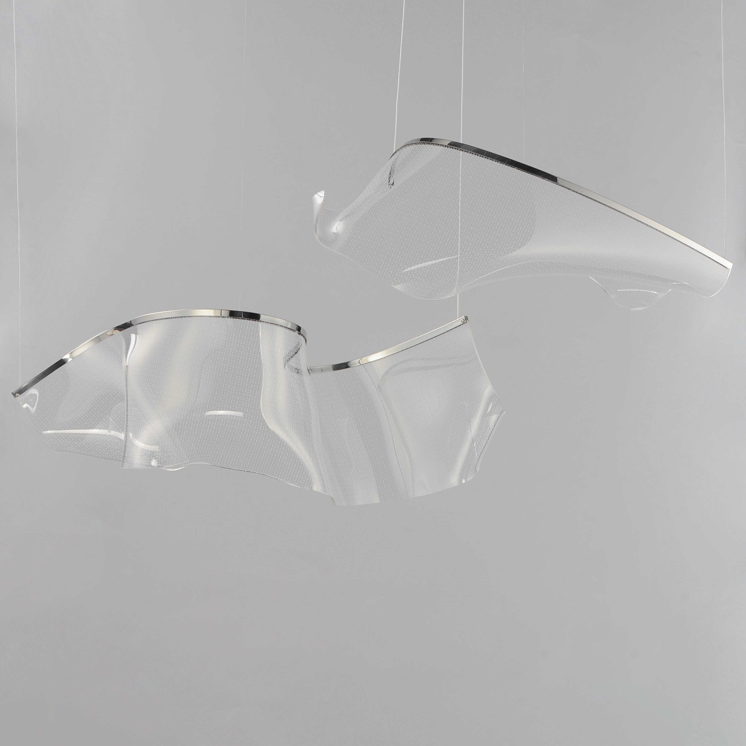 Rinkle LED 16 inch Polished Chrome Multi-Light Pendant Ceiling Light