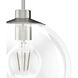 Xidane 1 Light 12 inch Brushed Nickel Pendant Ceiling Light