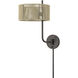 Acordia 17 inch 40.00 watt English Bronze Swing Arm Wall Lamp Wall Light
