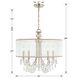 Hampton 5 Light 24 inch Polished Chrome Chandelier Ceiling Light