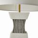 Dynasty 150.00 watt Ivory Table Lamp Portable Light