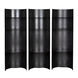 Fassbender Matte Black Bookcase, Set of 3