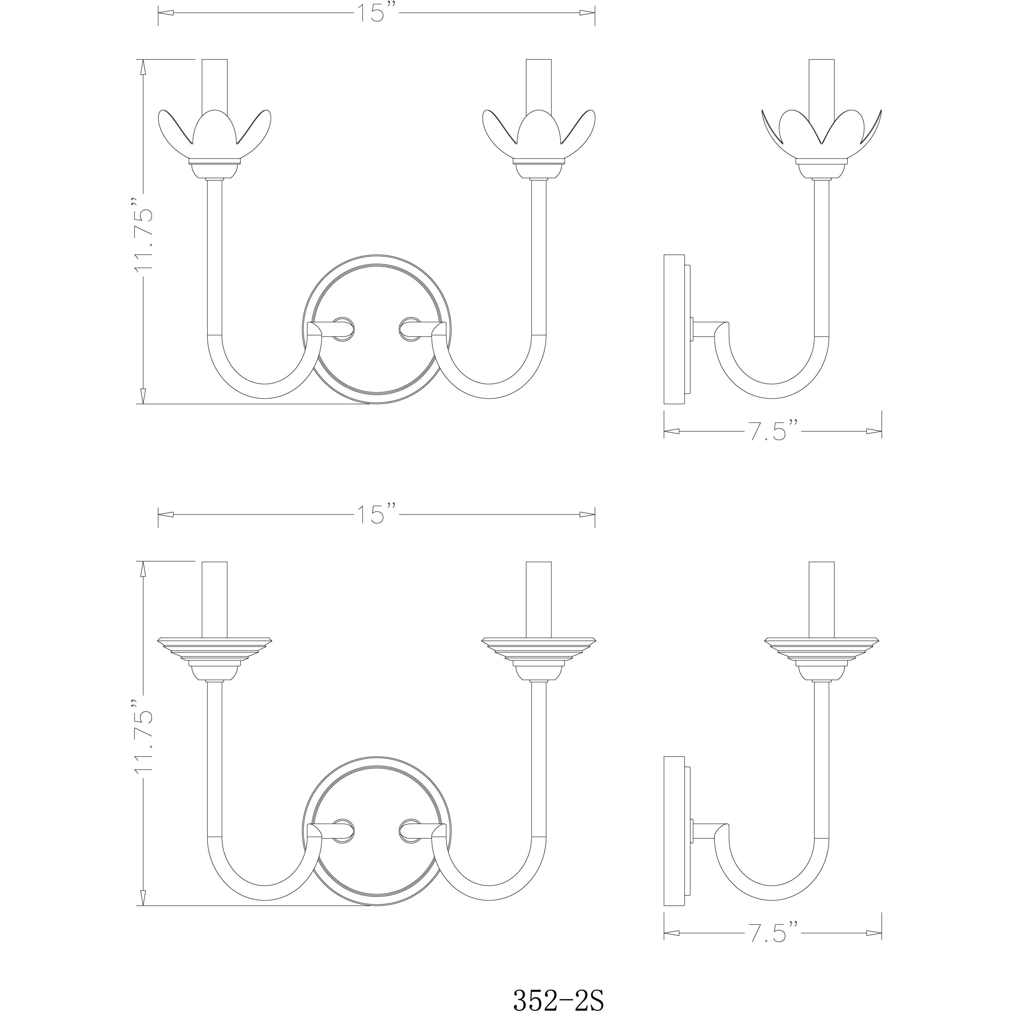 Allistair Wall Sconce Wall Light in Textured White