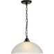 Classic Dome 1 Light 15 inch Antique Bronze Pendant Ceiling Light