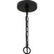 Lockery 8 Light 40 inch Matte Black Chandelier Ceiling Light