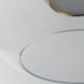 Nucleus LED 11 inch Black and Natural Aged Brass Single Pendant Ceiling Light