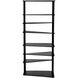 Everest Matte Black Bookcase