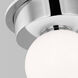 Kelly by Kelly Wearstler Nodes 1 Light 8 inch Polished Nickel Flush Mount Ceiling Light