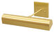 Classic Traditional 40 watt 8 inch Polished Brass Picture Light Wall Light