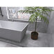 Turner Glossy White Bathtub in 72 in.