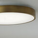 Floe 24 inch Brushed Brass Flush Mount Ceiling Light