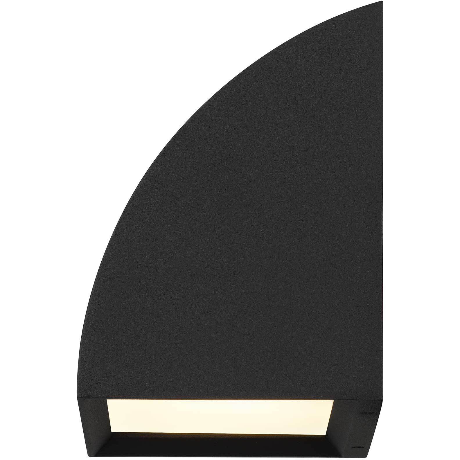 Slope LED 4.63 inch Sand Black Outdoor Wall Sconce