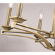 Trumbull 6 Light 26 inch Antique Brass Chandelier Ceiling Light