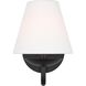 Drew & Jonathan Scott Albion 1 Light 6 inch Midnight Black Sconce Wall Light