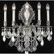 Monarch 5 Light 21 inch Pewter Wall Sconce Wall Light in Clear, Royal Cut