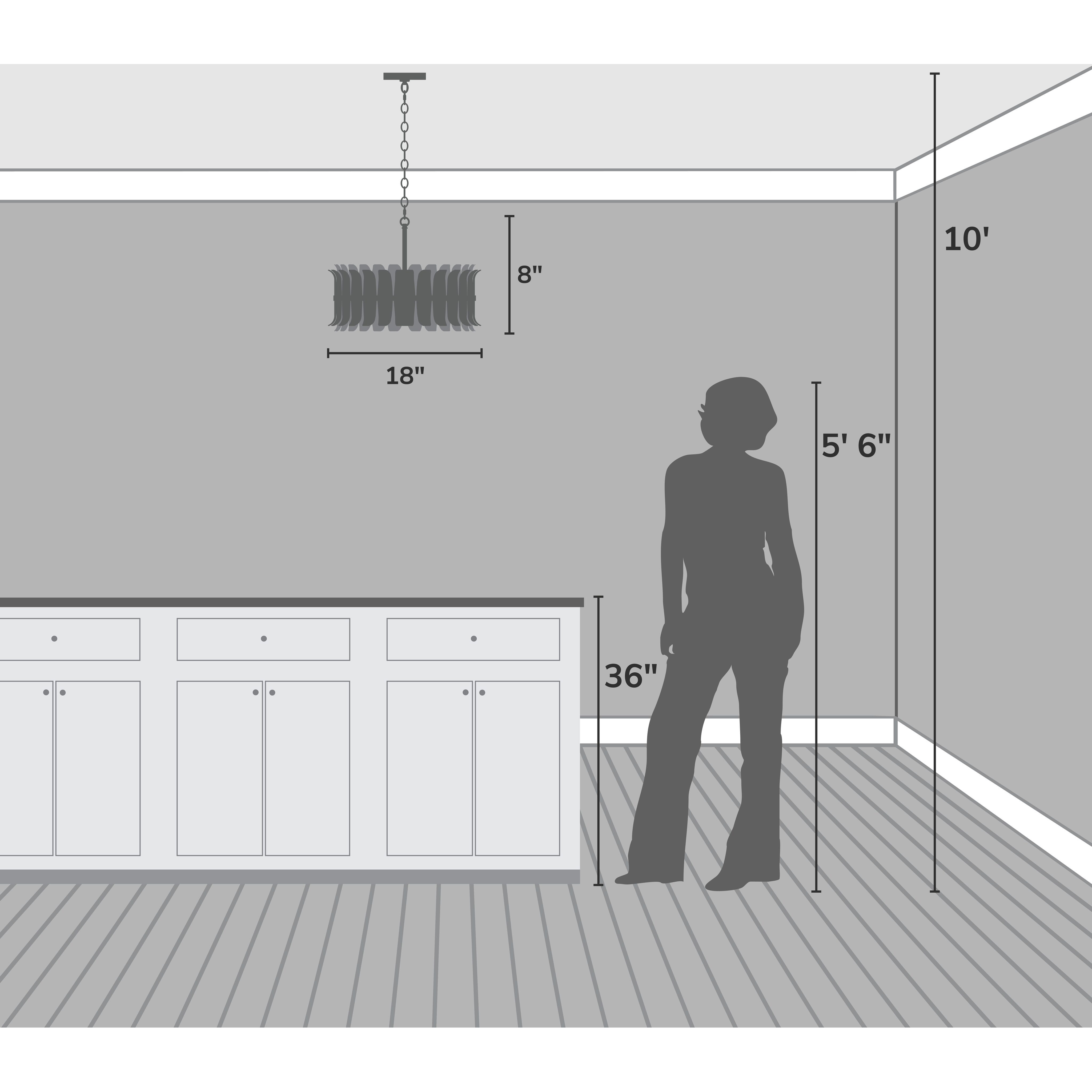 Valdaz 3 Light 18 inch Brushed Luxe Gold Pendant Ceiling Light, Large