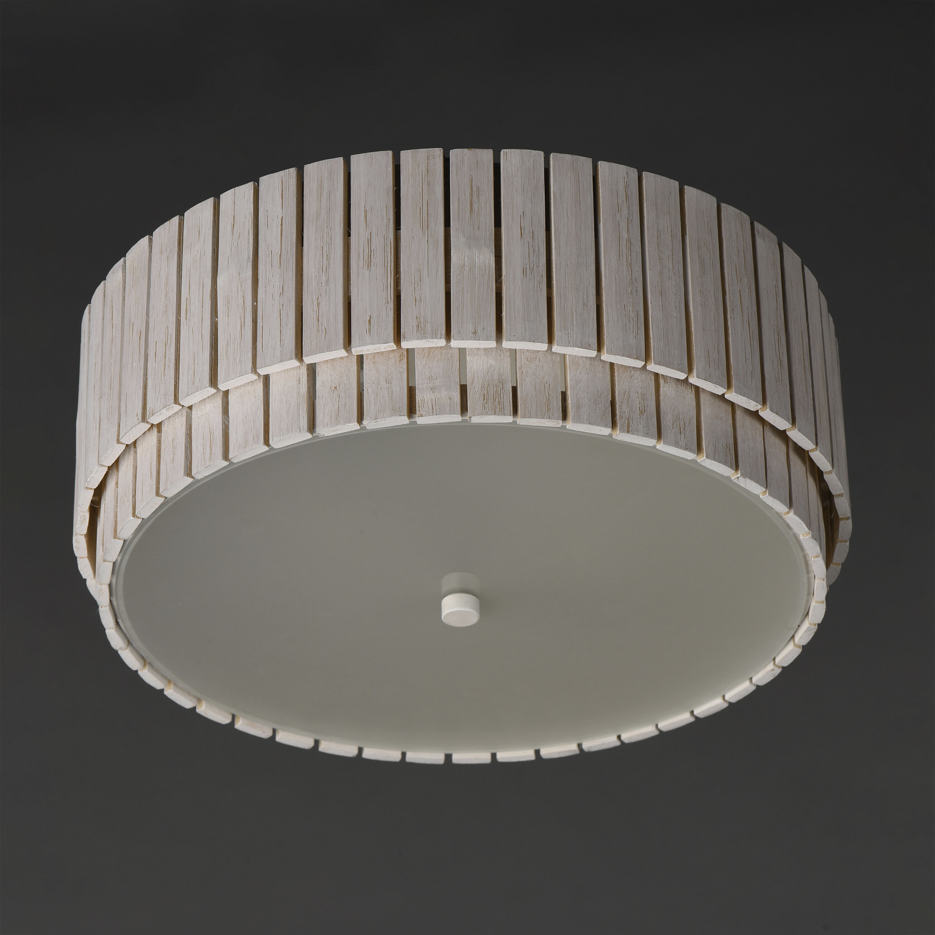 Satori 2 Light 16 inch Ecru Flush Mount Ceiling Light