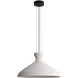 Aethera Pendant Ceiling Light in White Sandstone Cement