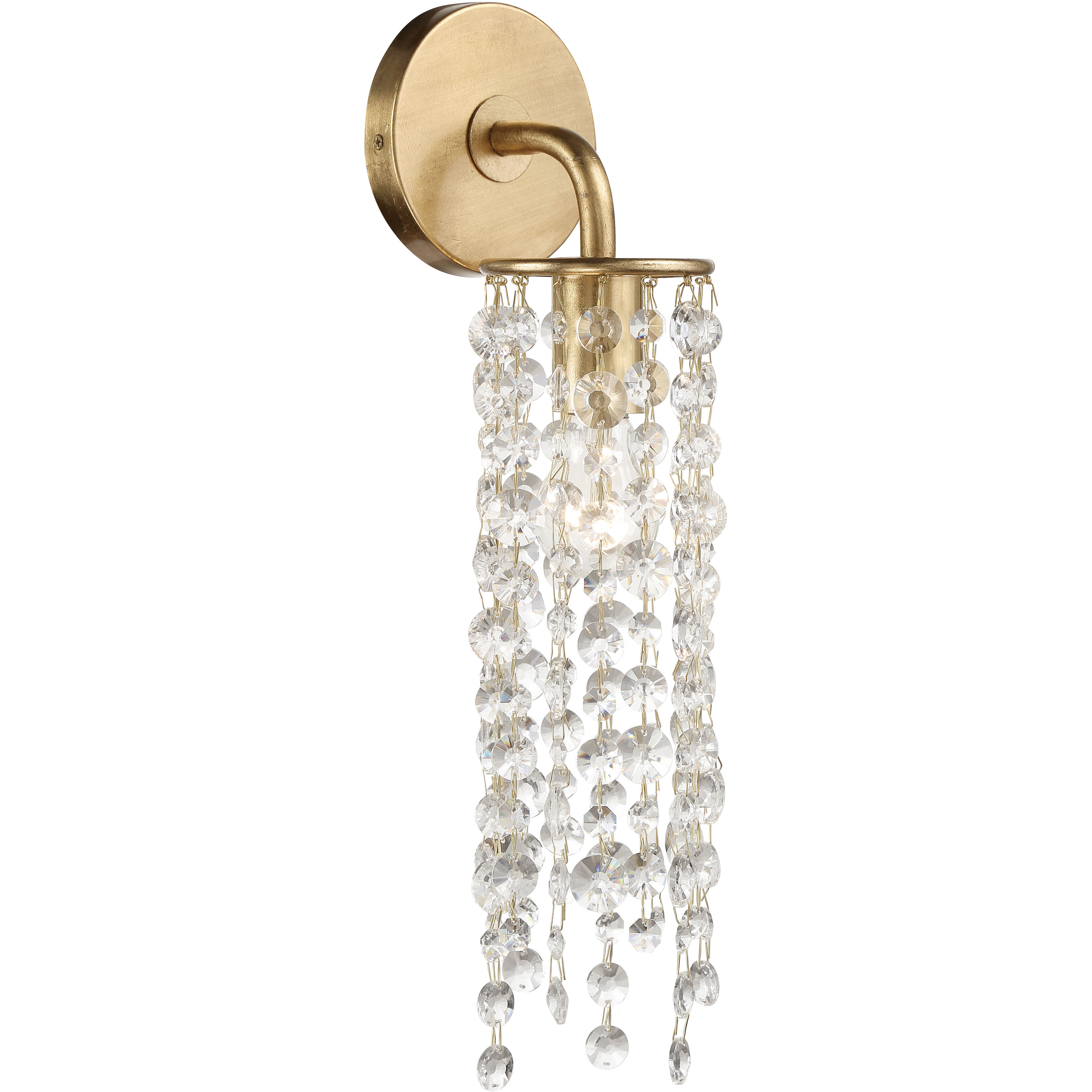 Gabrielle Bath Sconce Wall Light in Antique Gold