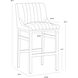 Halden 41 inch Bravo Cognac Barstool