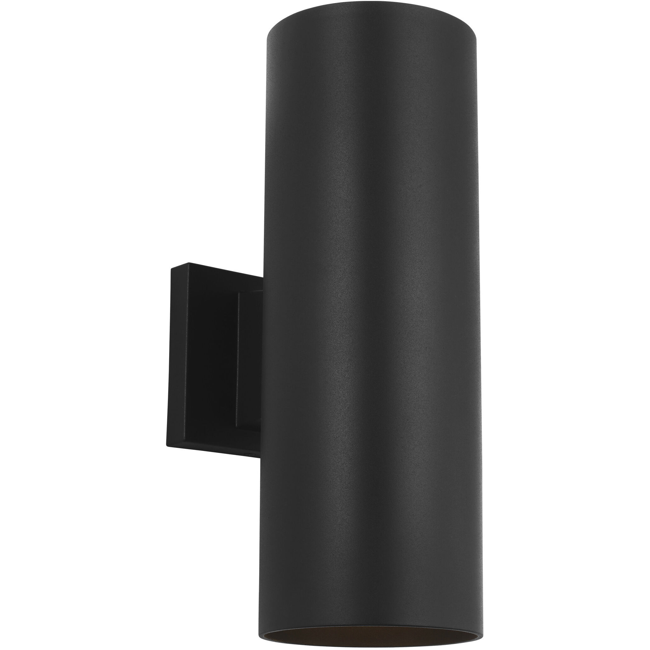Sean Lavin Outdoor Cylinders 2 Light 14.25 inch Textured Black Outdoor Wall Lantern