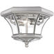 Monterey/Georgetown 2 Light 11 inch Brushed Nickel Outdoor Ceiling Mount